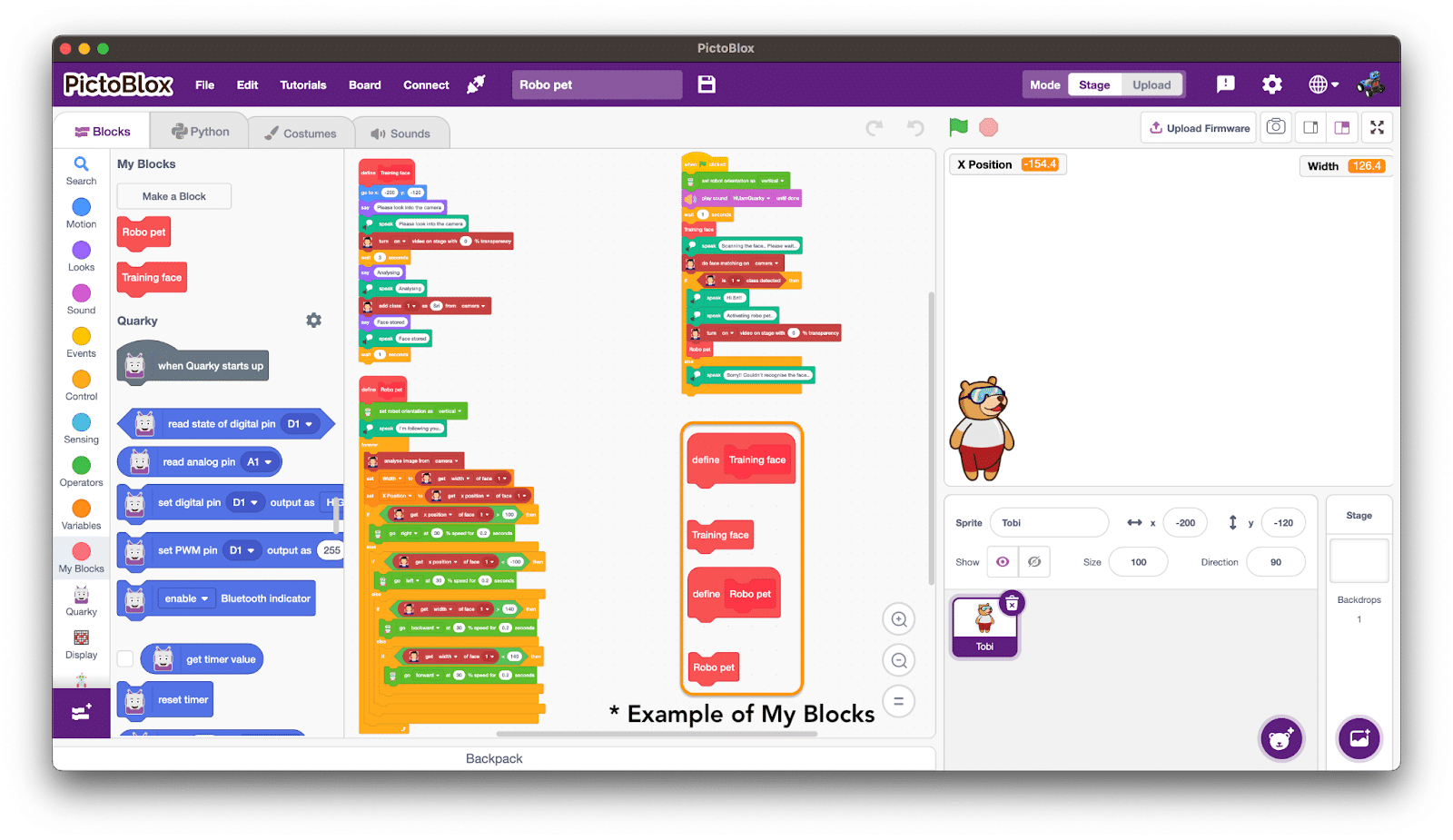 PictoBlox Scratch Blocks
